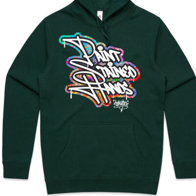 Paint Stained Hands Design - AS COLOUR Adult Stencil Hoodie Thumbnail