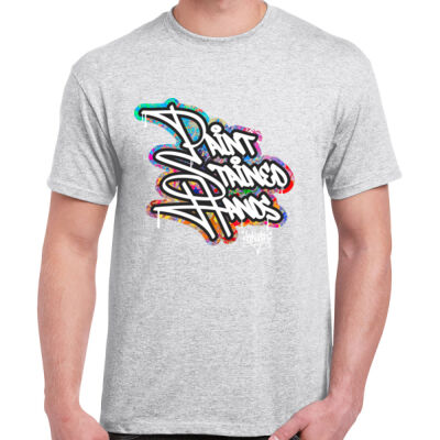 Paint Stained Hands Design - GILDAN Adult Cotton Tee Thumbnail