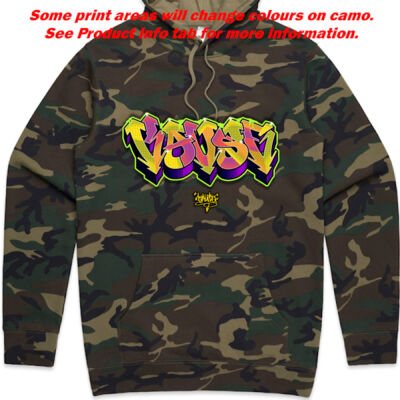 Kause.digiart Design #3 - AS COLOUR Camo Stencil Hoodie Thumbnail