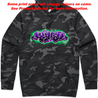 Kause.digiart Design #2 - AS COLOUR Camo Stencil Hoodie Thumbnail